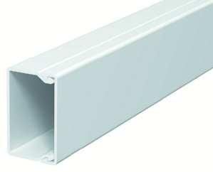 OBO Bettermann WDK 25040 25x40 pure white wall and ceiling duct, 6191061