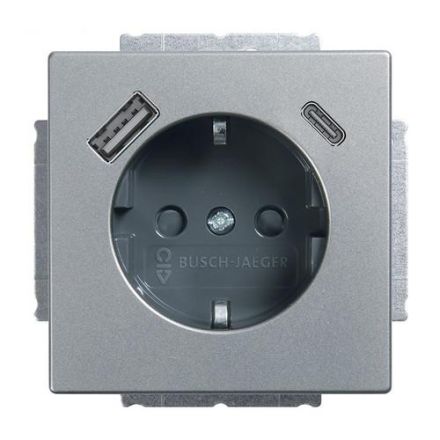 Busch-Jaeger 2CKA002011A6314 20 EUCB2USBAC-866 A+C USB socket SCHUKO