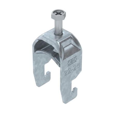 OBO Bettermann 1186522 2056 BS-U1-M-28 FT 22-28mm steel U-clamp