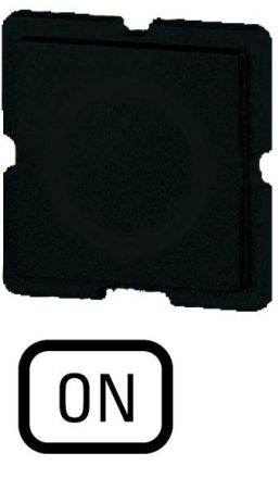 Eaton 221TQ25 button plate, black, ON , 090934