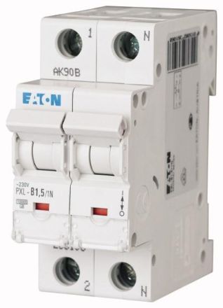 Eaton PXL-C0.75/1N miniature circuit breaker, 0.75A, 1p+N, C-Char, 236143