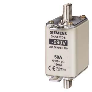 Siemens 3NA3830-6 NH fuse link with front indicator size 00 100A
