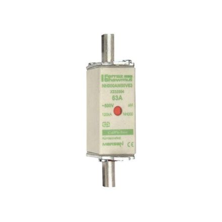 Mersen 2B655.000000 NH000AM50V63 63A size 000 AC500V KK aM NH fuse link