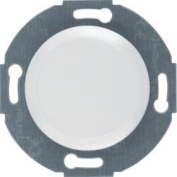 Berker 100920 blind cover with central piece polar white, glossy 1930/Glass/Palazzo