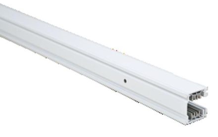 Ivela 555201 track system 3-phase 230V power track square, white