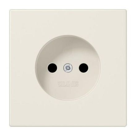Jung LS911 socket without protective contact, 16 A 250 V ~, screw terminals, Duroplast, LS series, white