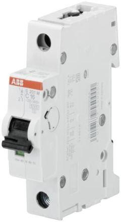 ABB Stotz-Kontakt S201M-D20 D20A 1-pole 10kA circuit breaker, 2CDS271001R0201