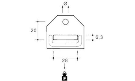 Niedax MM-65 rope fastening EKLIPS band