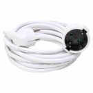 Kopp 143301011 protective cable extension 5m 3x1.5qmm PVC white