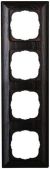 Kopp 306837069 MILANO 4-way wenge cover frame