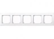 MERTEN 515525 frame 5-way active white glossy