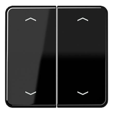 JUNG CD102PSW KNX rocker switch with arrow symbols F10 CD series | 2-way | black