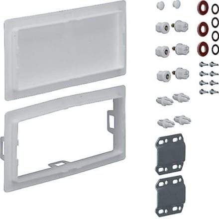 Hager FZ442S connection set univers vertical 2-field QS