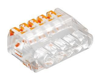 OBO Bettermann 61/525FL 5-conductor 0.2-2.5qmm transparent universal terminal, 2054458