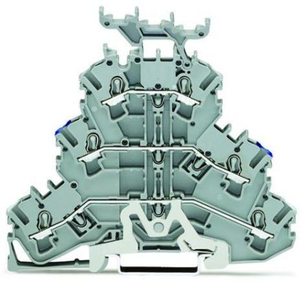 Wago 2002-3248 TOPJOB 2.5 (4) mm Schi/N/L grey three-level terminal