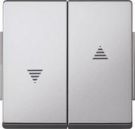 MERTEN 343460 rocker switch aluminium AQUADESIGN