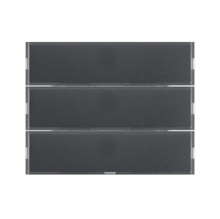 BERKER 80163776 KNX pushbutton sensor K.1/K.5 | 3-fold, comfort | anthracite