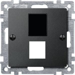 MERTEN 295714 central plate anthracite System M