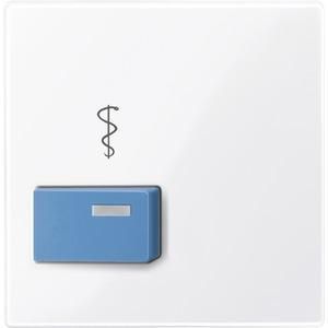 MERTEN 450525 Central plate active white glossy System M