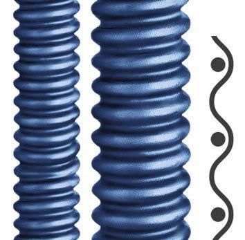 Flexa 12041701015 AIRflex-KUW-PU-AS met blue AD19 15x19mm plastic protection hose