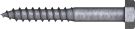 Reisser 000571S091-0701302-1 DIN 571 wood screws, hexagon head, 7.0 X130, steel, hot-dip galvanized, packed in 100 pieces