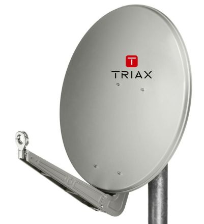 Triax 359150 Fesat 100 HQ lg light grey satellite dish