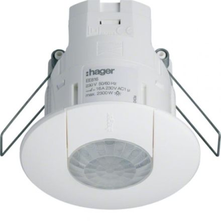Hager EE816 motion detector presence installation 360 degrees DALI/DSI
