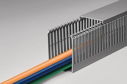 HellermannTyton 184-10198 T1EF25X80 PVC Grey (GY) 25x80 grey duct