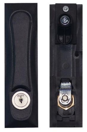 Triton RAX-MS-X35-X1 Ergoform handle with lock for standing cabinet