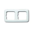Busch-Jaeger 1732 NS-214 cover frame, 2-way frame alpine white