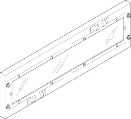 ABN 500x150mm 2FB/1RE closed viewing cover plate (FAS21N)