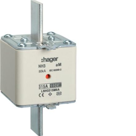Hager LNH3315M6A NH fuse link NH3 aM 690V 315A K-detector