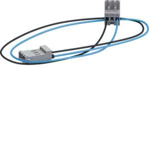 Hager KU9S40SBE 400mm black/white SB voltage tap