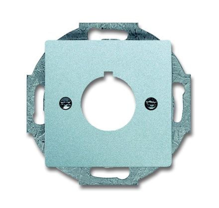 Busch-Jaeger 2533-83 central plate, with support ring aluminum silver