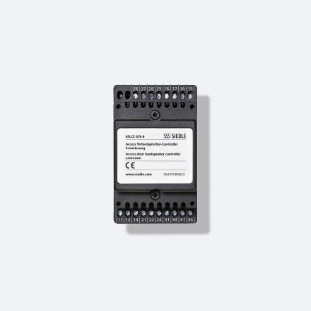 Siedle ATLCE 670-0 Access door loudspeaker controller extension in black