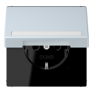 Jung LC1520BFNAKL209 SCHUKO socket, 16 A 250 V ~, with label field, integrated increased contact protection, SAFETY+, hinged lid, thermoplastic painted, LS series, outreme ( LC1520BFNAKL209 )