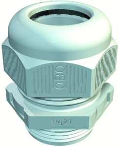 OBO Bettermann V-TEC PG36 light grey cable gland, 2024780