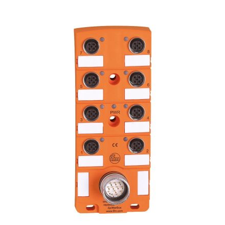 ifm electronic EBC010 8-way M23 12-pin DC halogen-free silicone central distributor
