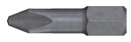Reisser 09229HS010-020000S-1 WERA Torsions Phillips bits, PH 2, steel, hardened / tempered, pack of 10