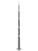 Dehn & Söhne 103025 Tele-lightning protection mast TBM 24.85M FP565 STTZN