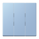 Jung LC993BF207 rocker switch 3-way, thermoplastic lacquered, LS series, outer middle ( LC32021 )