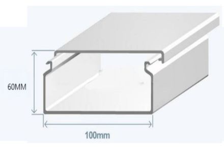 EFAPEL 100X60 TRUNKING WHITE