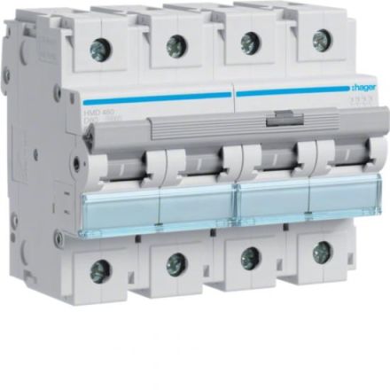 Hager HMD480 circuit breaker 4-pole D80A 6M 15kA
