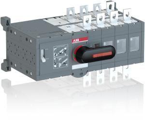 ABB Stotz-Kontakt OTM315E4CM24D, load changeover switch with motor 4-pole 315A with handle for manual operation, 1SCA022847R2520