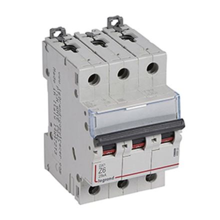 Legrand 409922 Circuit breaker DX3 Z6A 3P 25KA 3M