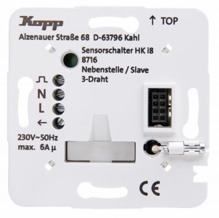 Kopp 871600010 UO HKi8 extension 3-wire power unit