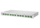 METZ CONNECT 1502007624-E OpDAT PF VIK 24xLC-D APC green OS2 grey patch panel