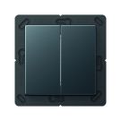 JUNG ENOA595ANM EnOcean radio wall transmitter A | 4-fold | anthracite matt