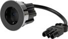 Kopp 939703018 VersaDOT black GST18 built-in socket