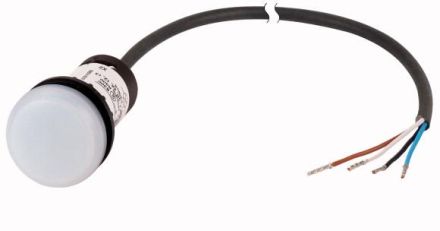 Eaton C22-LW-24-P62 white indicator light, 185142